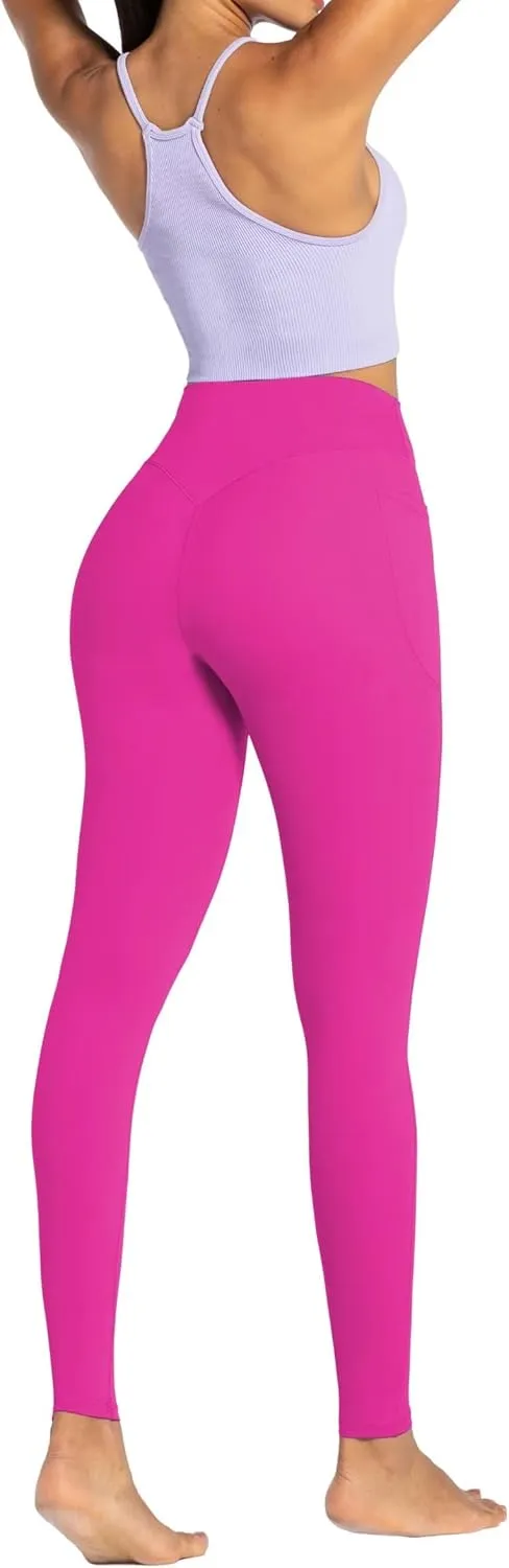 Sunzel Nunaked Workout Leggings for Women, Tummy Control Compression Workout Gym Yoga Pants, No Front Seam & High Waist