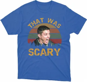 Supernatural Dean Winchester That was Scary Vintage Sunset T-Shirt