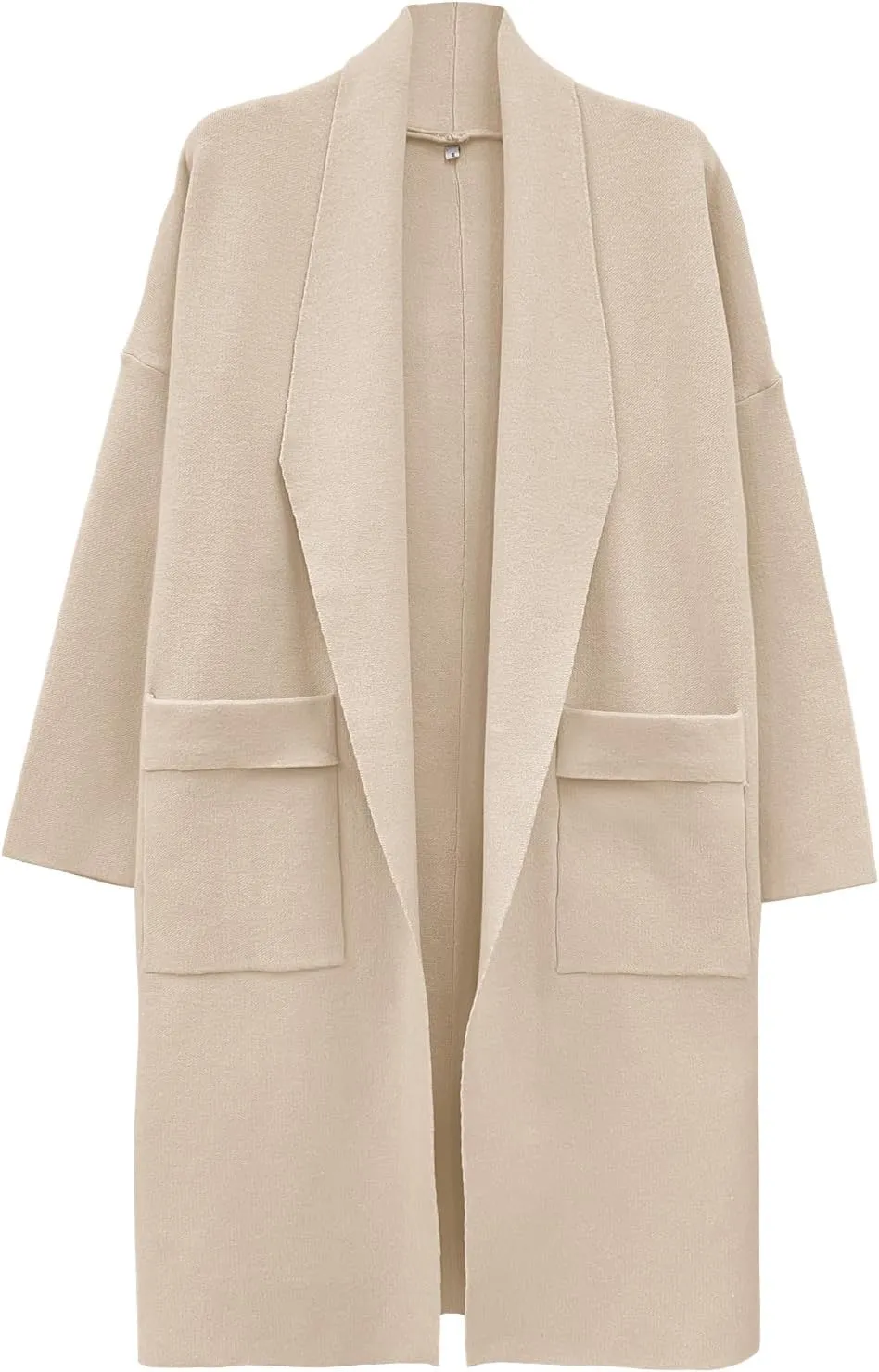 SuperPrity Womens Cardigan Sweater Fall Fashion 2024 Casual Oversized Knit Open Front Long Coatigan Jacket Coat Trendy Outfit