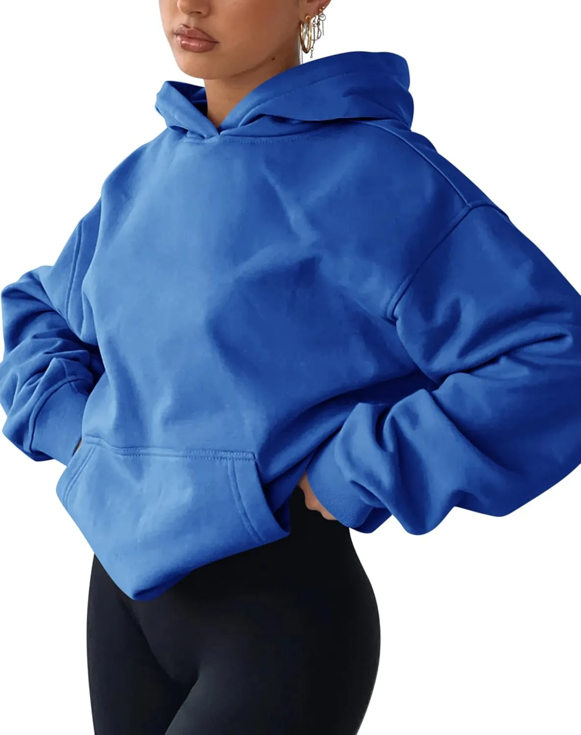 TICTICMIMI Women's Hoodies Sweatshirts Cute Long Sleeve Tops Loose Fleece Pullover Shirts with Pocket
