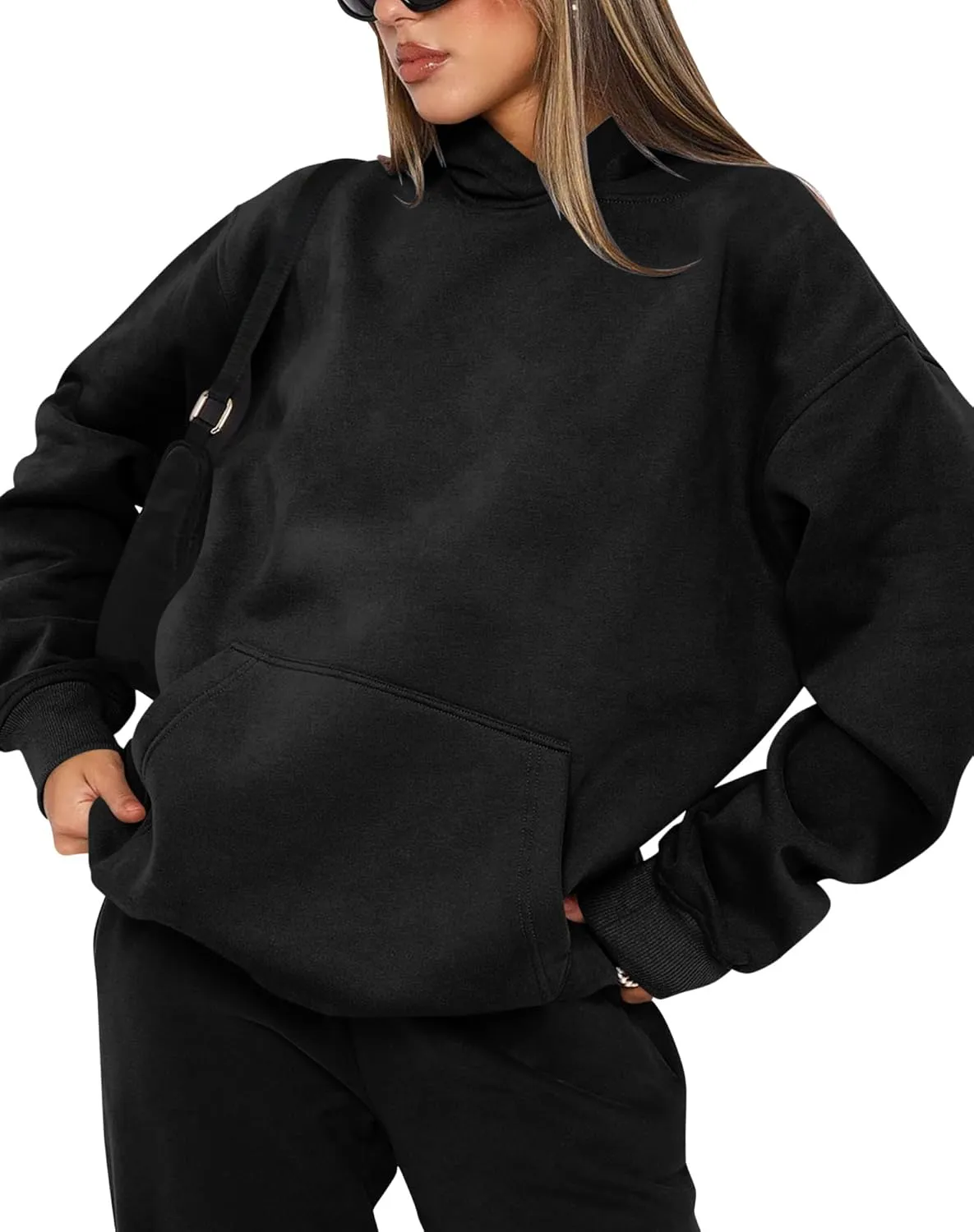 TICTICMIMI Women's Hoodies Sweatshirts Cute Long Sleeve Tops Loose Fleece Pullover Shirts with Pocket