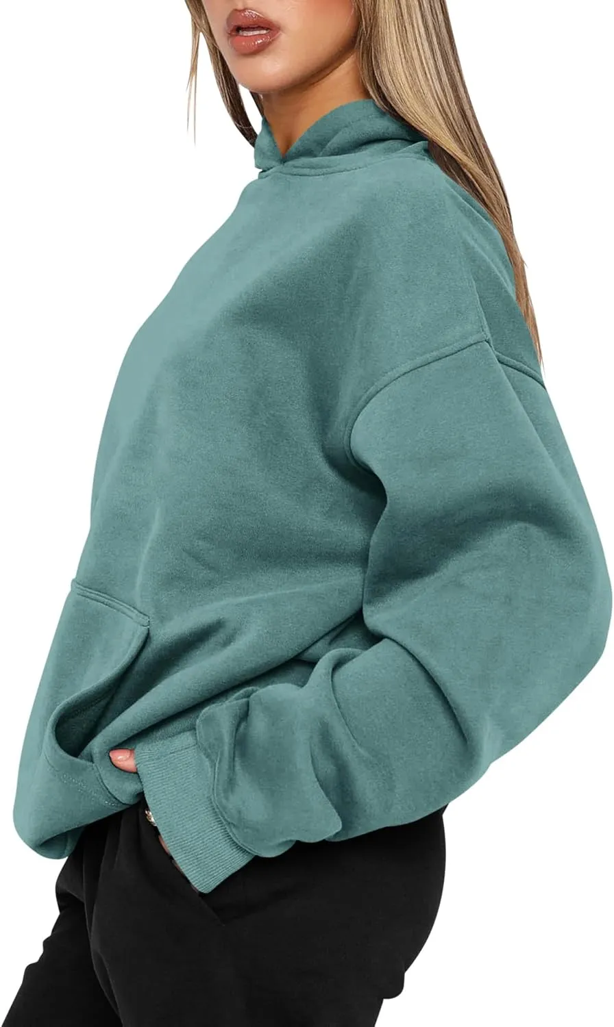 TICTICMIMI Women's Hoodies Sweatshirts Cute Long Sleeve Tops Loose Fleece Pullover Shirts with Pocket