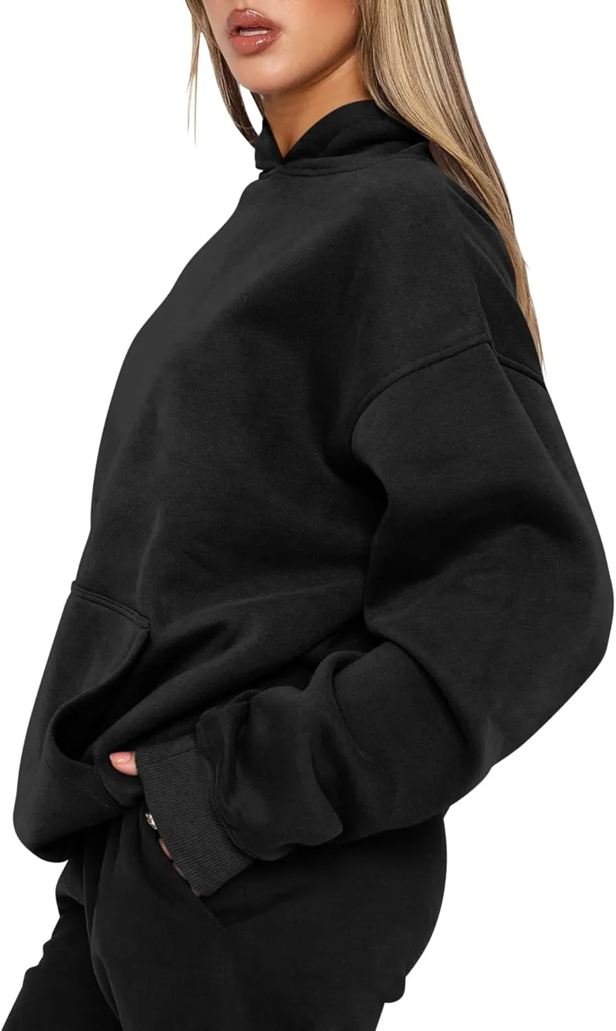 TICTICMIMI Women's Hoodies Sweatshirts Cute Long Sleeve Tops Loose Fleece Pullover Shirts with Pocket
