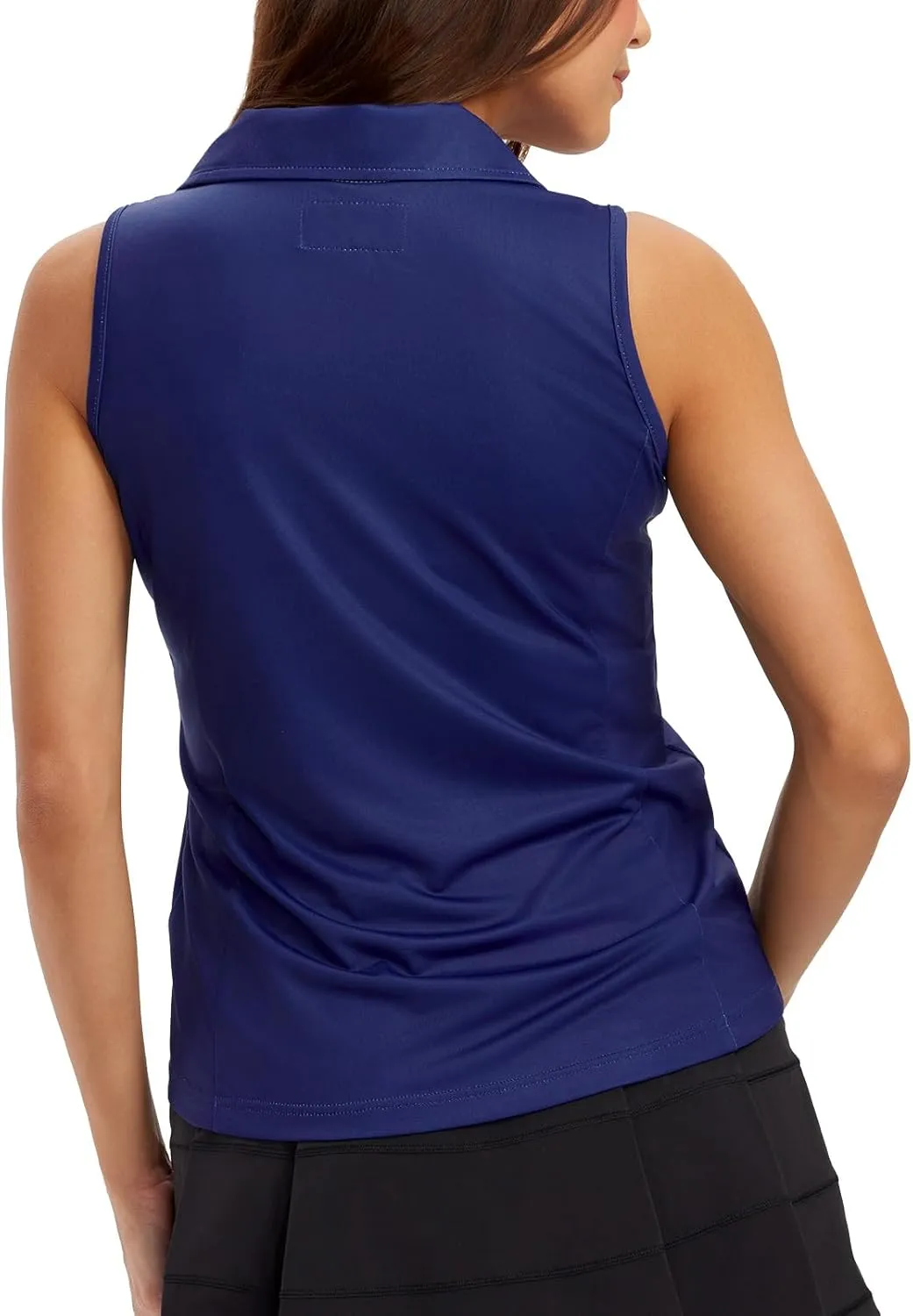 Tipsy Elves Quick Dry Women's Golf Shirt Sleeveless 1/4 Zip Tennis Shirts for Women Tank Top Polo Pickleball Outfits