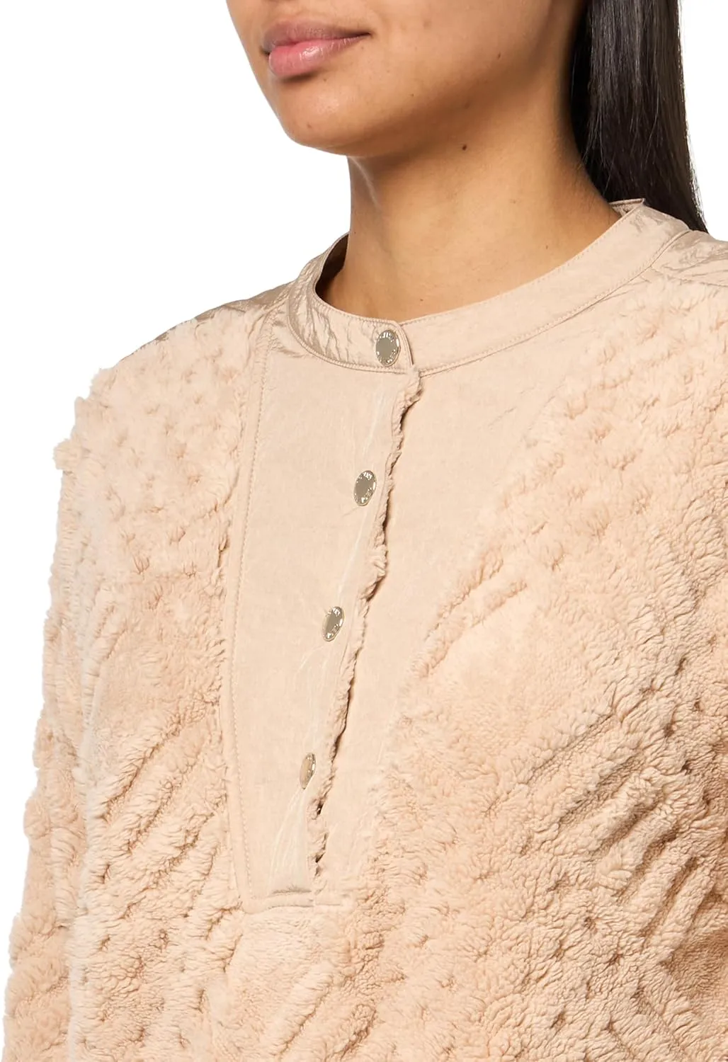 Tommy Hilfiger Women's 1/4 Zip Up Sherpa Jacket