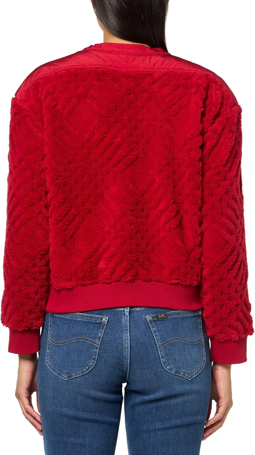 Tommy Hilfiger Women's 1/4 Zip Up Sherpa Jacket