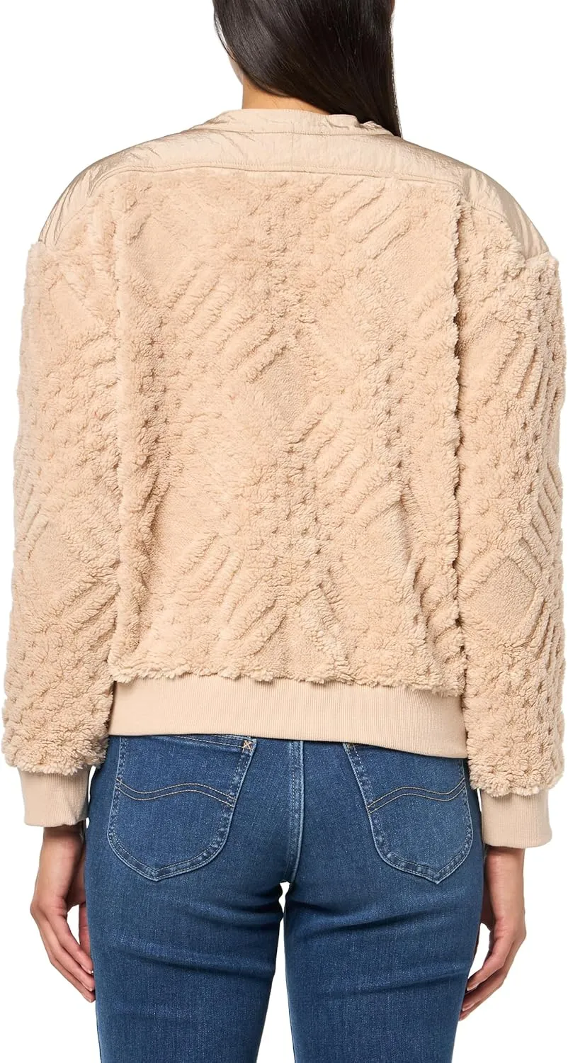 Tommy Hilfiger Women's 1/4 Zip Up Sherpa Jacket