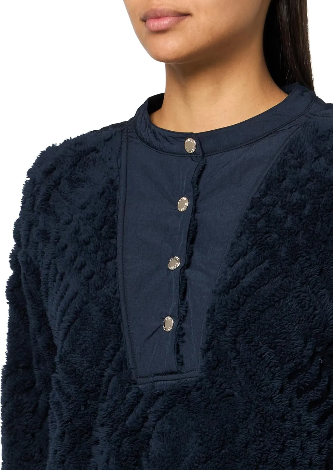 Tommy Hilfiger Women's 1/4 Zip Up Sherpa Jacket
