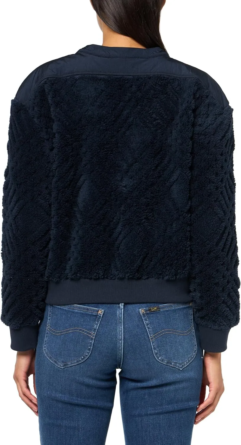 Tommy Hilfiger Women's 1/4 Zip Up Sherpa Jacket