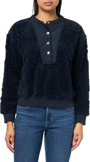Tommy Hilfiger Women's 1/4 Zip Up Sherpa Jacket