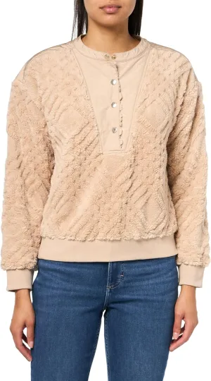 Tommy Hilfiger Women's 1/4 Zip Up Sherpa Jacket