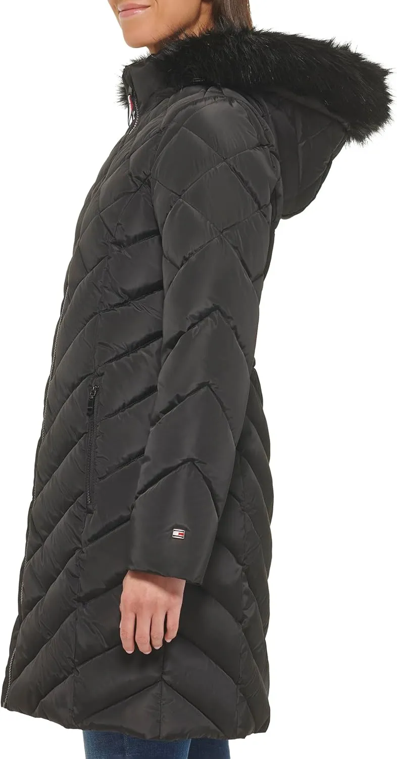 Tommy Hilfiger Women's Long Down Puffer Jacket