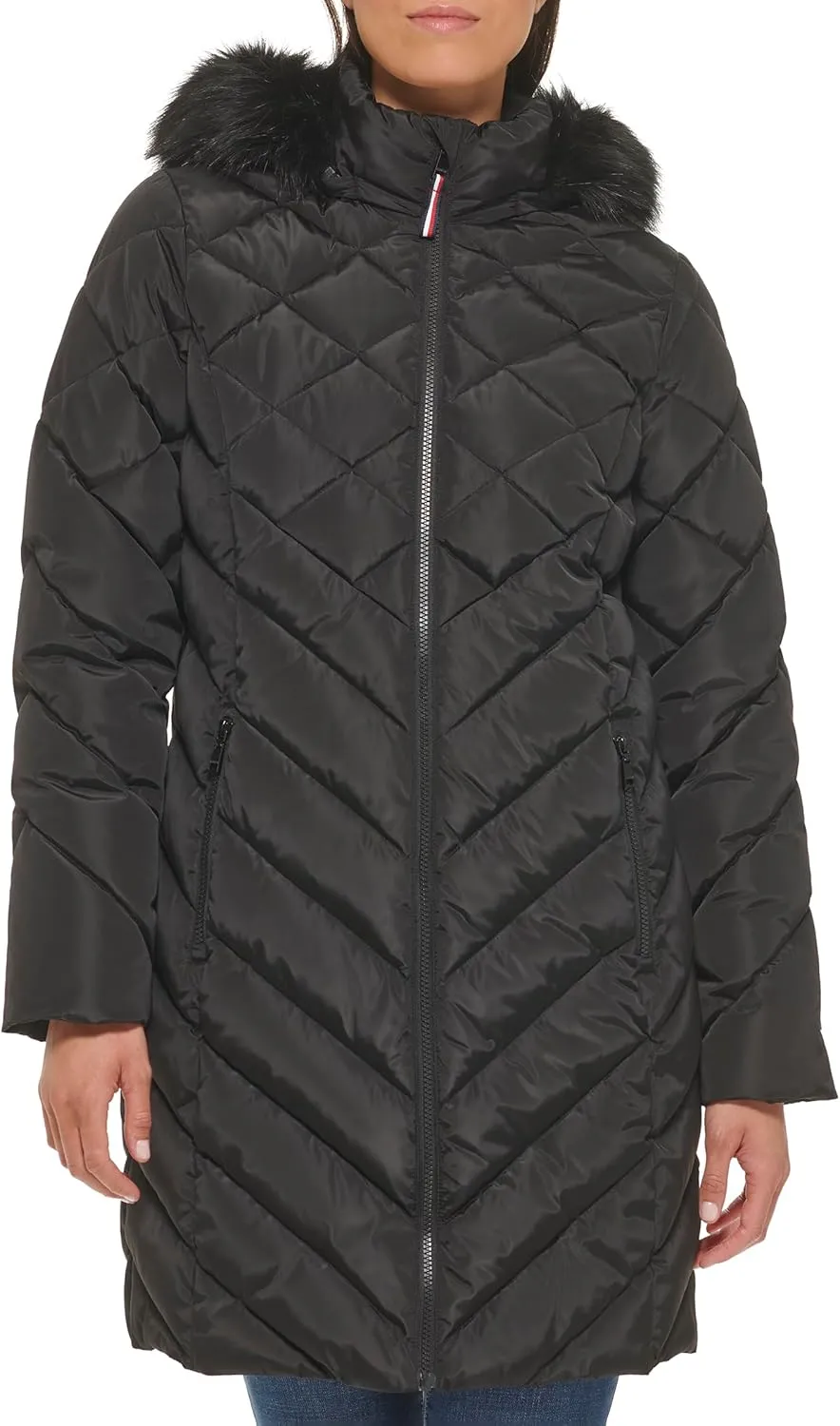 Tommy Hilfiger Women's Long Down Puffer Jacket