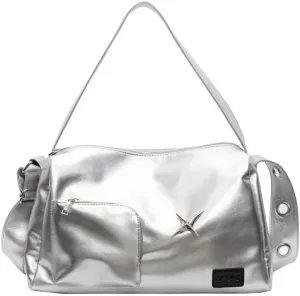 Tote Bag Soft PU Leather Large Capacity Bucket Shoulder Bag Brown Casual Handbag for Women Daily Commute Travel Office Use
