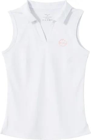 Willit Girls' Sleeveless Polo Shirts Golf Tennis Polo Lightweight Shirts Quick Dry