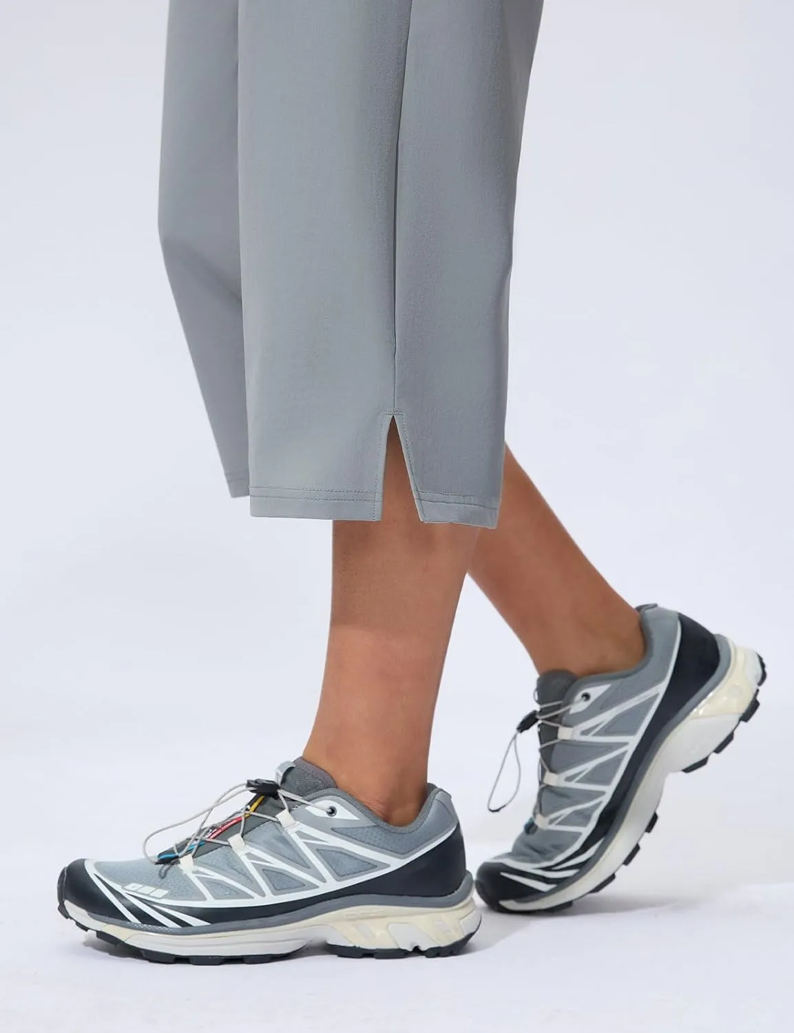 Women's Capri Pants Wide Leg Quick Dry Hiking Capris Water Resistant UPF50 Lightweight Loose Travel