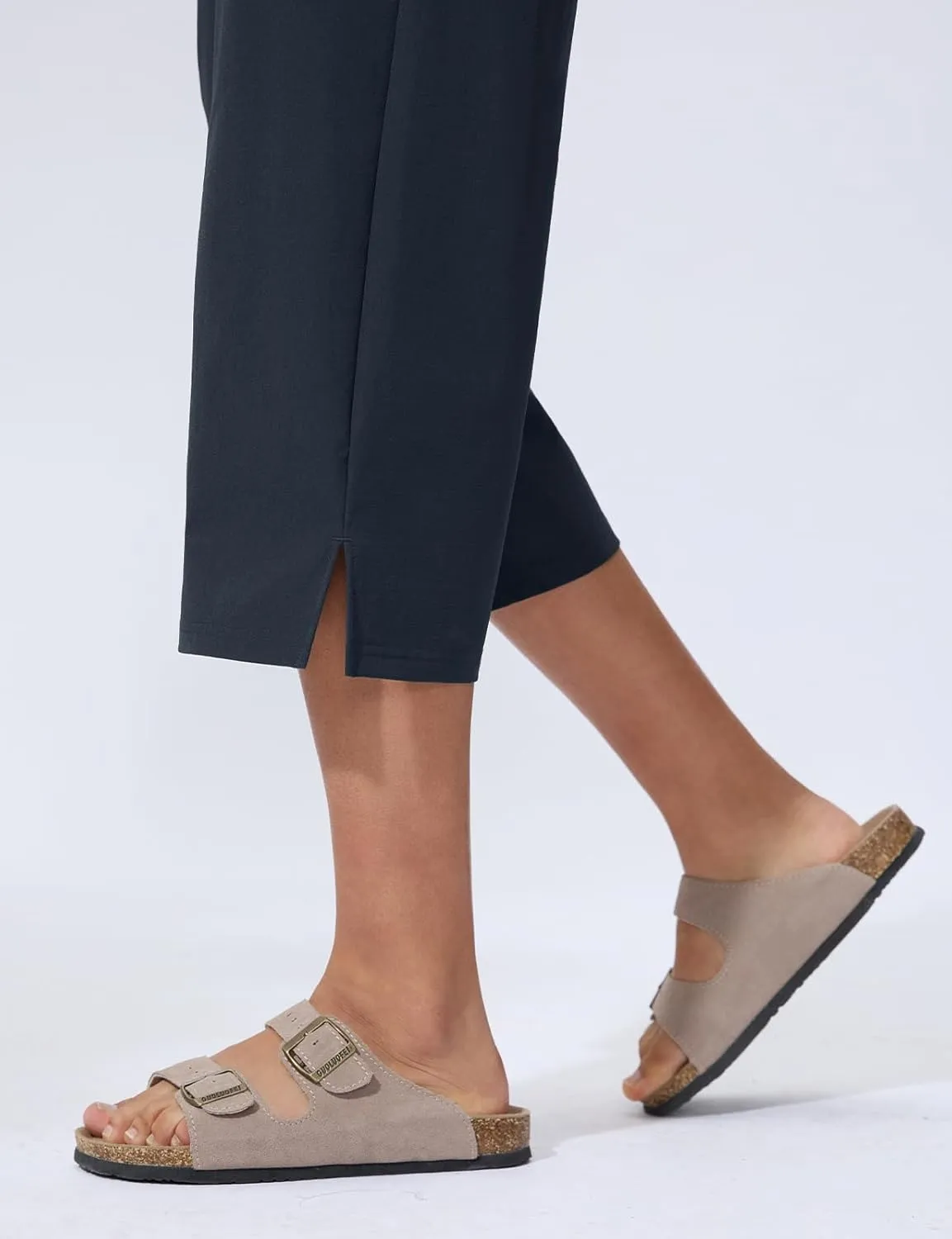 Women's Capri Pants Wide Leg Quick Dry Hiking Capris Water Resistant UPF50 Lightweight Loose Travel