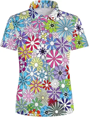 Women's Polo Shirt Quick Dry Golf Short Sleeve Shirts Moisture Wicking Polo Shirts Sports Tennis Shirt