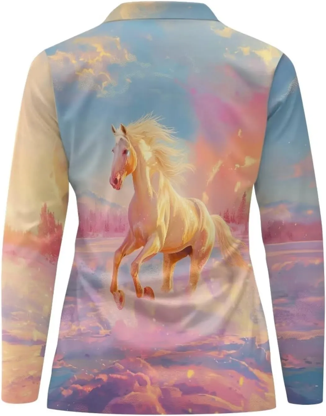 Women's UV Protection Shirts Quarter Zip Pullover Women Long Sleeve Shirts Golf Shirts Workout Tops