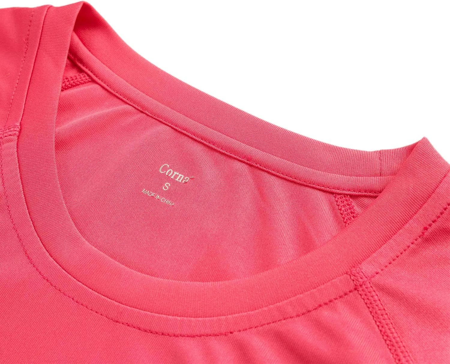 Womens Workout Shirts Long Sleeve Crew Neck T Shirt Slim Fit Sports Running Shirts Breathable Athletic Tops