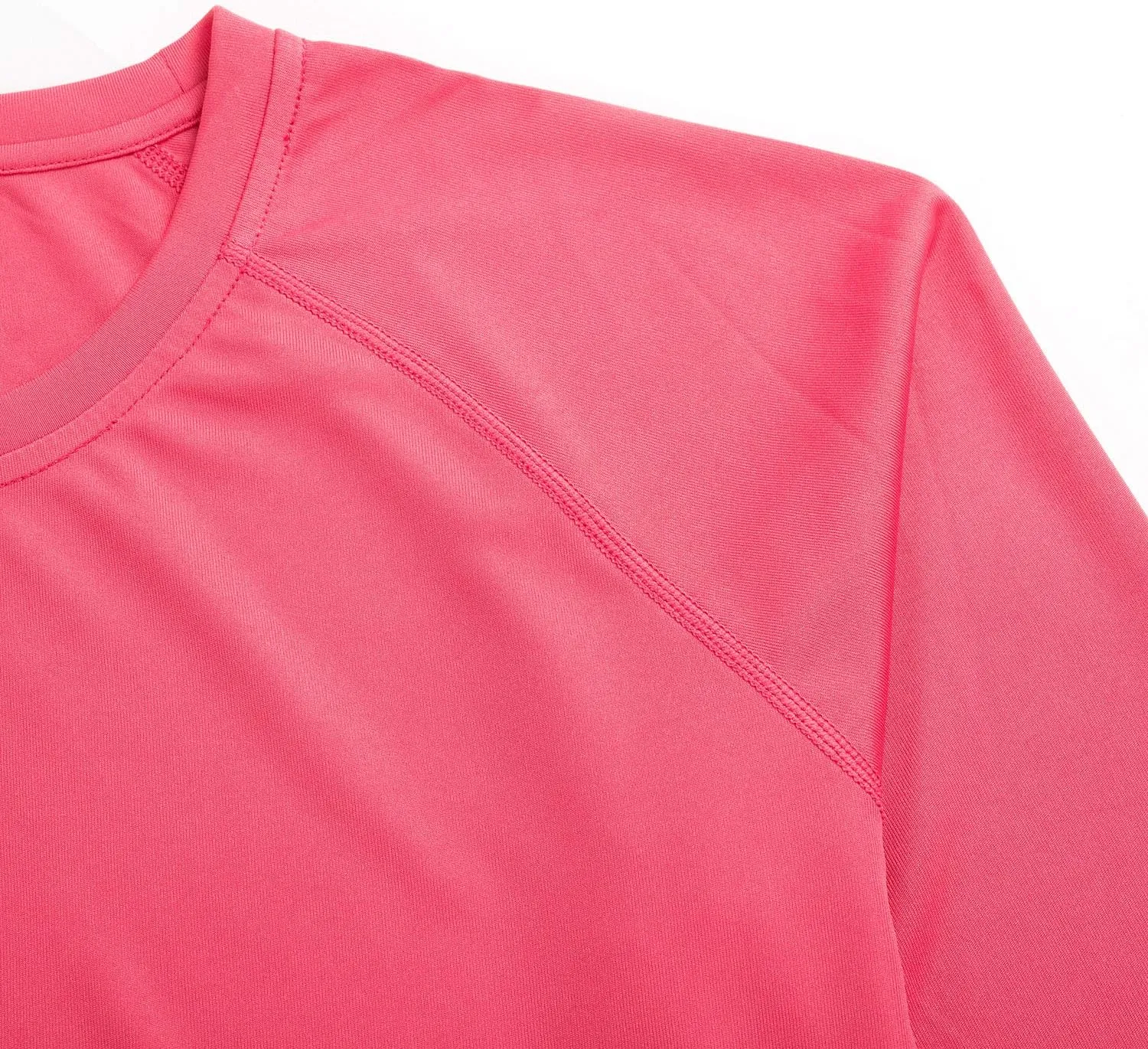 Womens Workout Shirts Long Sleeve Crew Neck T Shirt Slim Fit Sports Running Shirts Breathable Athletic Tops